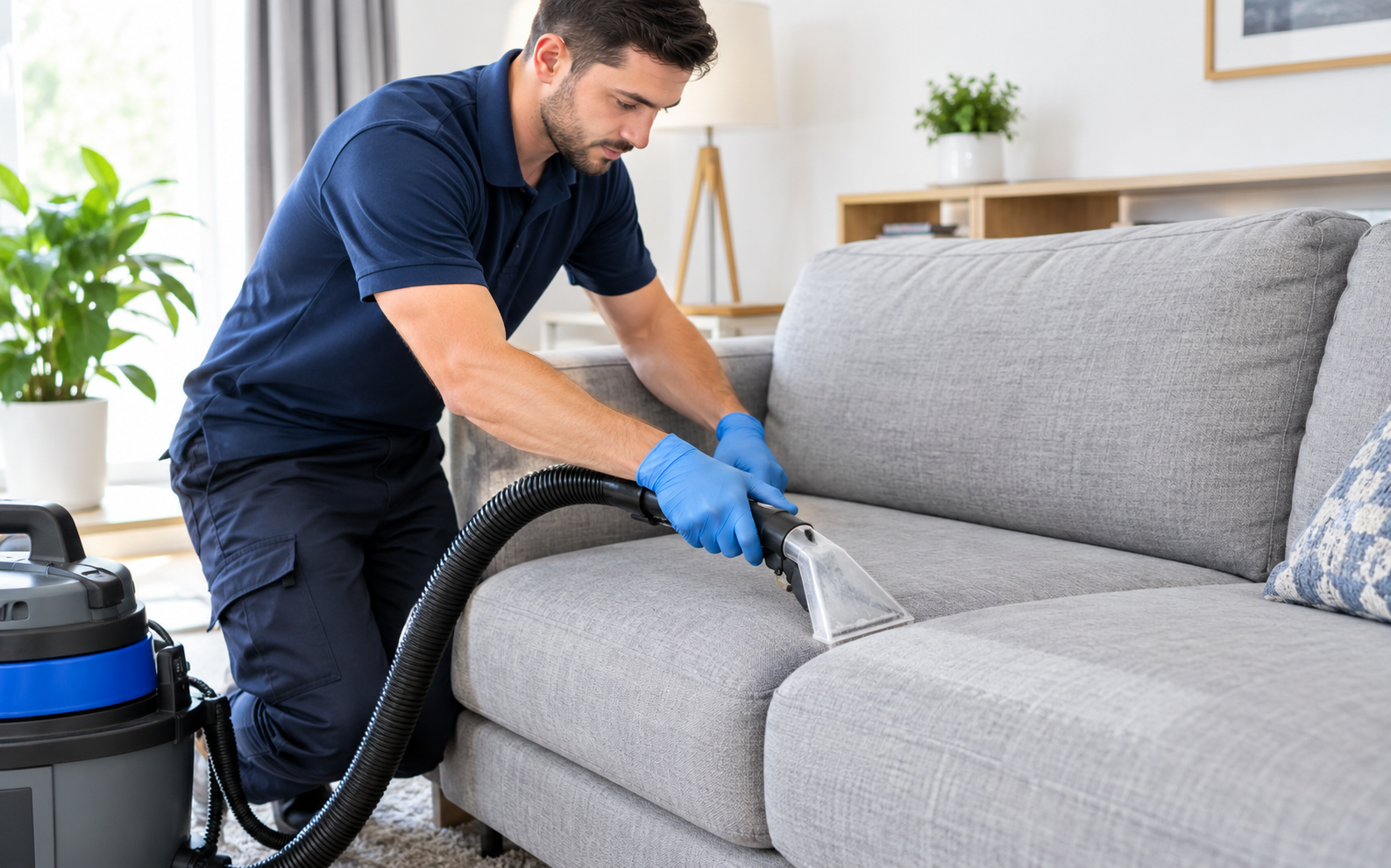 Professional sofa upholstery cleaning